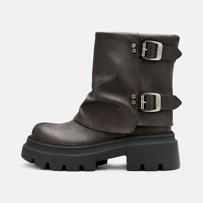 Buffalo MAVE FOLD MID  - VEGAN NAPPA brun 104923 1