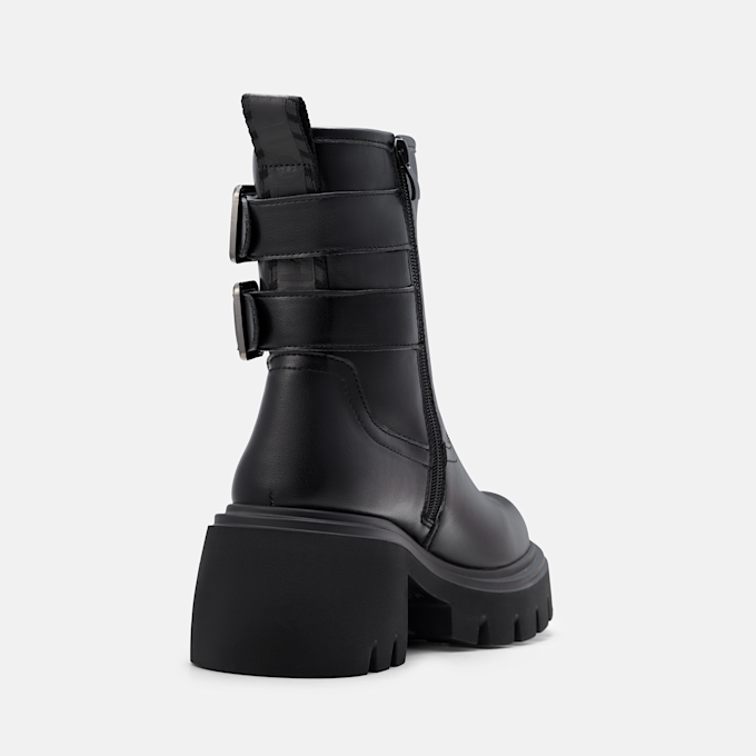 Buffalo ZENA BUCKLE BOOT MID - VEGAN NAPPA black 105965 4