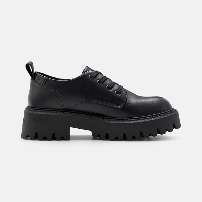 Buffalo ZANE LACE UP LO - VEGAN NAPPA negro 105967 3