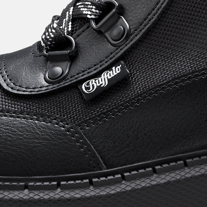 Buffalo ZANE COM BOOT MID - VEGAN NAPPA/NYLON Schwarz 105975 5
