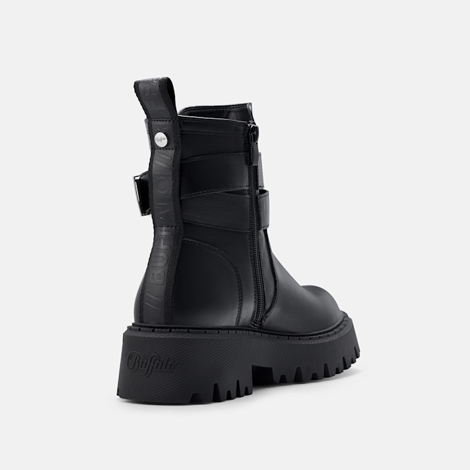 Buffalo ZANE ZIP BOOT MID - VEGAN NAPPA Schwarz 105973 4