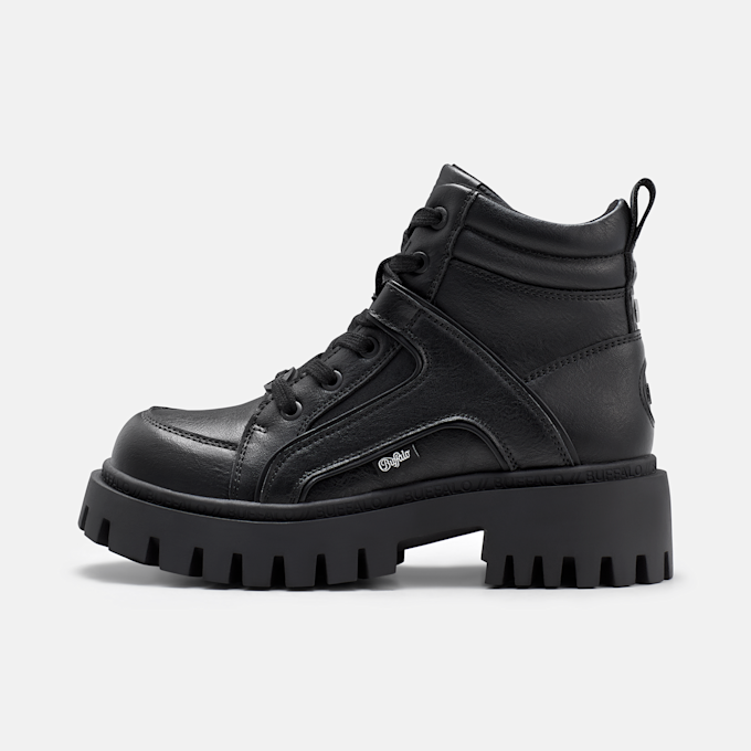 Buffalo ZANOS NC MID - VEGAN NUBUCK Nero 105976 1
