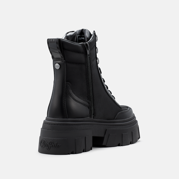 Buffalo ZARTO NC MID - VEGAN NAPPA/NYLON noir 105981 4