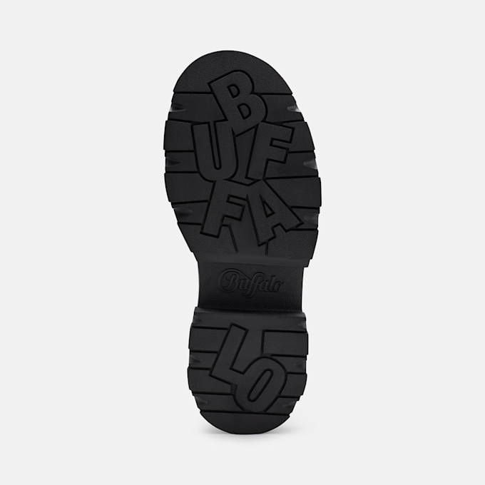Buffalo ZARTO FRONT ZIP MID - VEGAN NAPPA Schwarz 105979 6