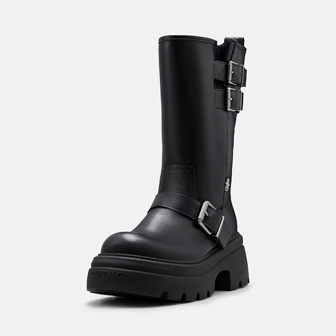 Buffalo ZAVEN BIKER WARM - VEGAN NAPPA Schwarz 105984 2