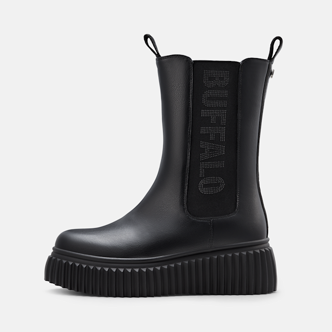Buffalo ZAFIR CHELSEA HI WARM - VEGAN NAPPA noir 105987 1