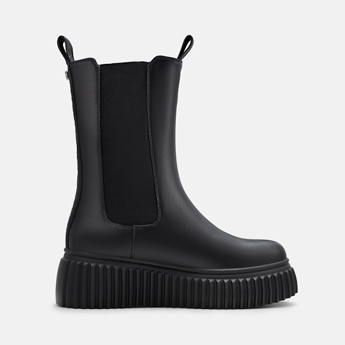 Buffalo ZAFIR CHELSEA HI WARM - VEGAN NAPPA noir 105987 3