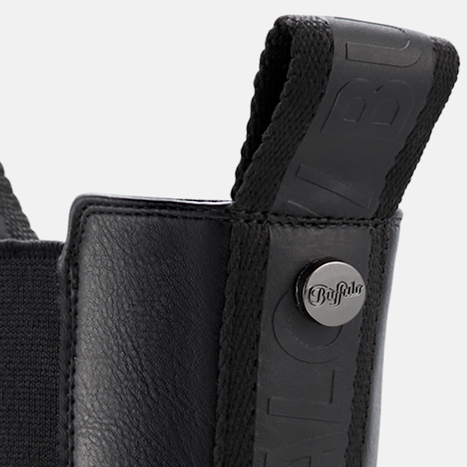 Buffalo ZAFIR CHELSEA HI WARM - VEGAN NAPPA noir 105987 5