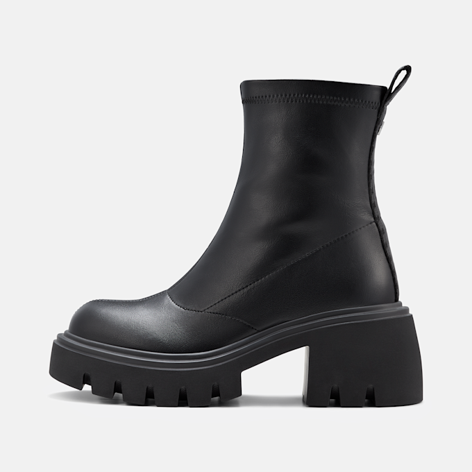 Buffalo ZENA SOCK BOOT MID - VEGAN NAPPA negro 105989 1