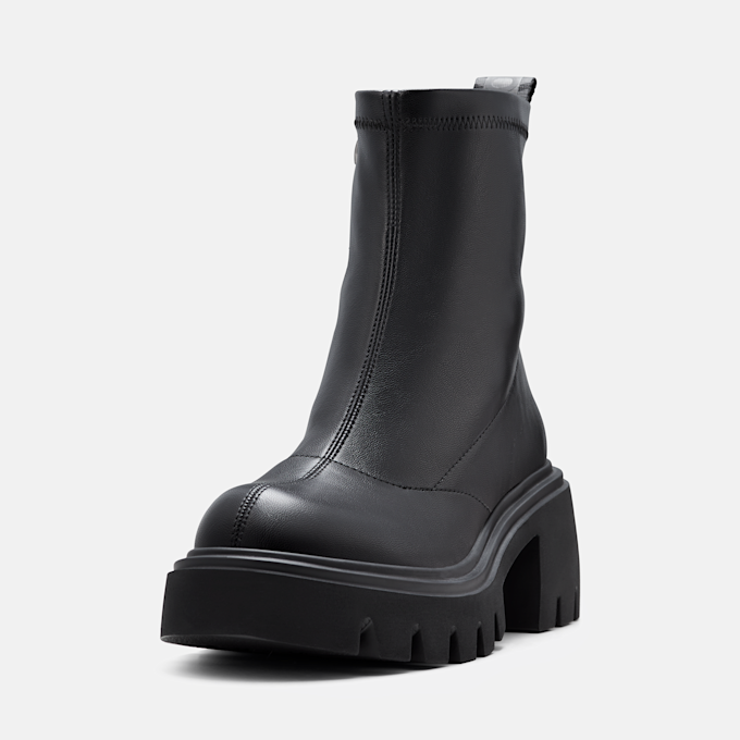 Buffalo ZENA SOCK BOOT MID - VEGAN NAPPA negro 105989 2
