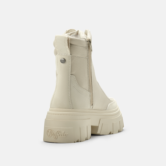 Buffalo ZARTO NC MID - VEGAN NUBUCK Weiß 106085 4
