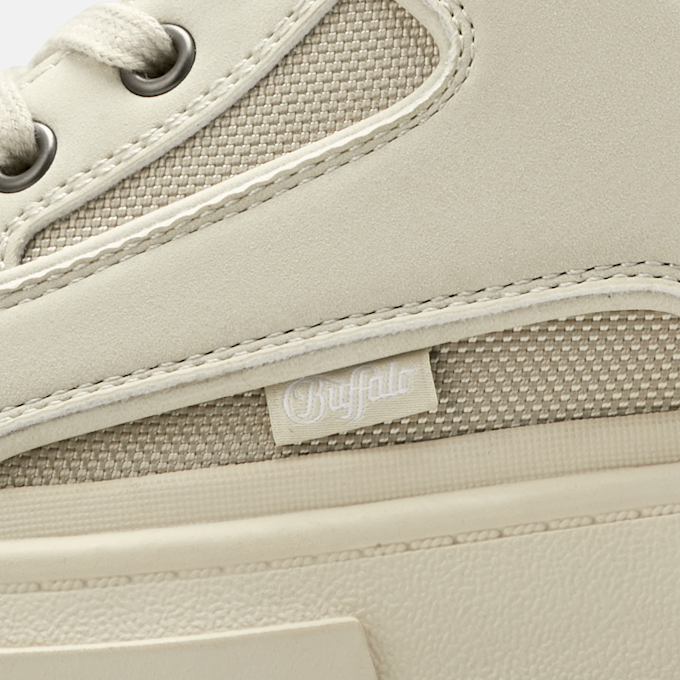 Buffalo ZARTO NC MID - VEGAN NUBUCK Weiß 106085 5