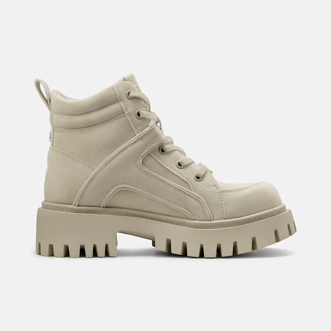 Buffalo ZANOS NC MID - VEGAN NUBUCK Beige 106087 3