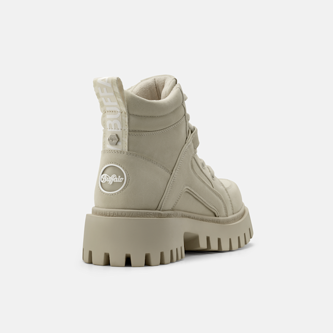 Buffalo ZANOS NC MID - VEGAN NUBUCK Beige 106087 4