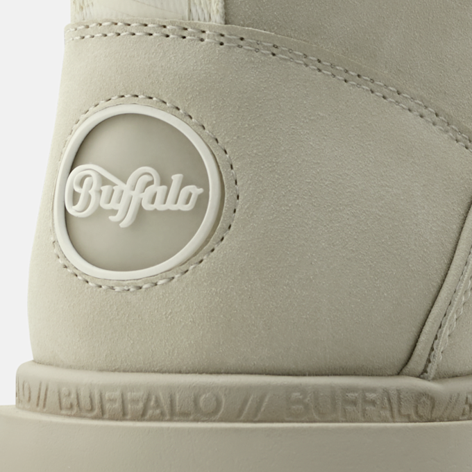 Buffalo ZANOS NC MID - VEGAN NUBUCK blanc 106101 5