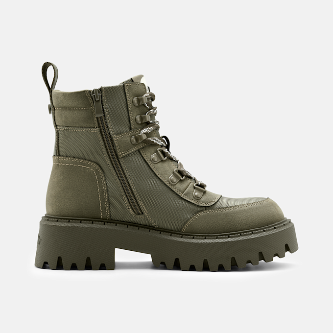 Buffalo ZANE COM BOOT MID - VEGAN NUBUCK/NYLON beige 106099 3