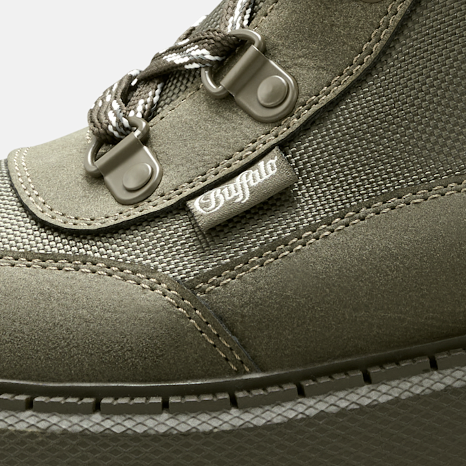 Buffalo ZANE COM BOOT MID - VEGAN NUBUCK/NYLON beige 106099 5