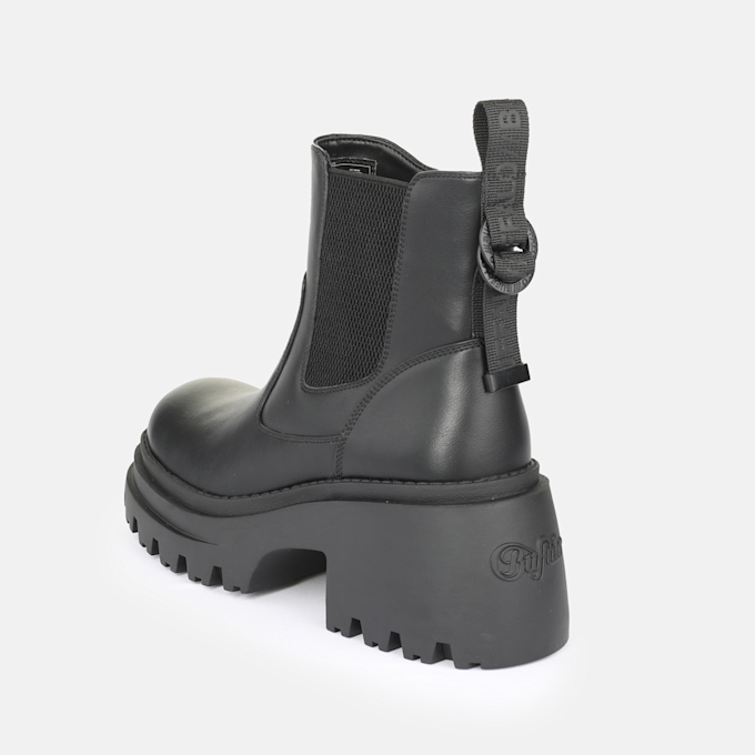 Buffalo BRAVR CHELSEA - VEGAN NAPPA negro 108503 4
