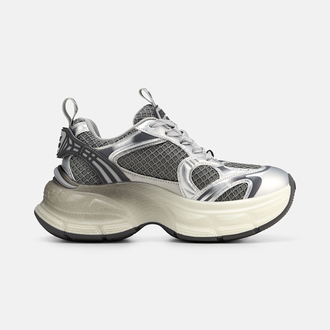 Buffalo RIDR ONE - VEGAN NAPPA/MESH Grau 108647 3