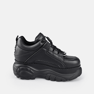 レア　Buffalo London ブラック Buy Buffalo Classic Low Punk in nero in the BUFFALO® Shop