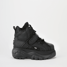 Buffalo Classic High Leather negro