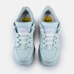 Buffalo Classic Low cuir baby blue bleu