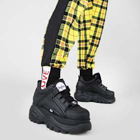 Buffalo Classic Low BS Leather negro