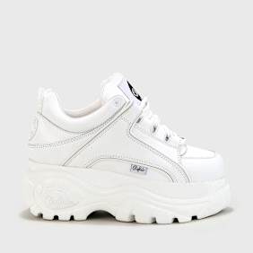 Buffalo Classic Low BS Leather blanco