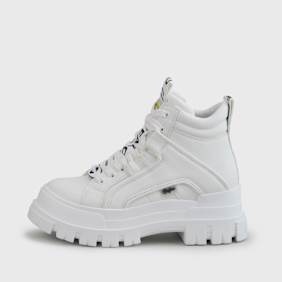Buffalo Aspha NC MID Men bottines véganes, blanc blanc
