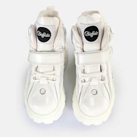 Buffalo Classic High Leather blanc