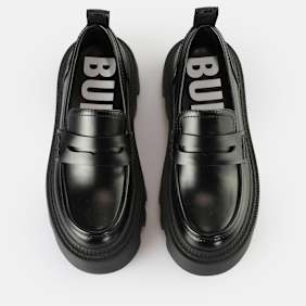 Buffalo Flora Loafer schwarz