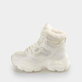 Buffalo Binary Snow Lace Up blanco