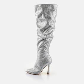 Buffalo Linda Boot Shine argento