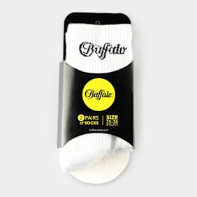 Buffalo Logo Quarter (2 Pack) weiß