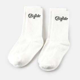 Buffalo Logo Crew (2 Pack) weiß