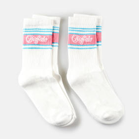 Buffalo Tennis Stripes (2 Pack) weiß