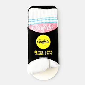 Buffalo Tennis Stripes (2 Pack) weiß