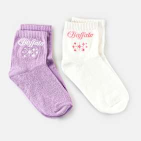 Buffalo Star Embroidery Chaussettes (2 Pack) Undefined Color