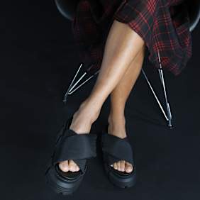 Buffalo Ava Velcross nero
