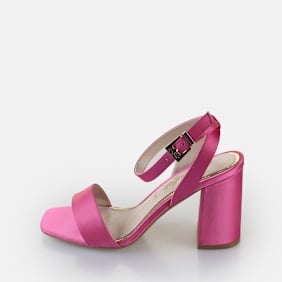 Buffalo CHARLOTTE NEAT - VEGAN SATIN - MAGENTA rose