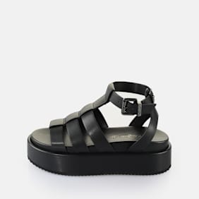 Buffalo Noa Greek Sandal noir