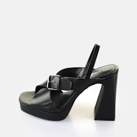 Buffalo LIZA CROSS  - VEGAN NAPPA - BLACK schwarz