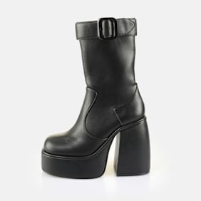 Buffalo Heart Bootie Buckle schwarz