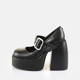 Buffalo Heart Pump Buckle noir