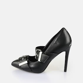 Buffalo Juliet Pump Buckle black