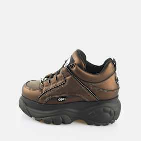 Buffalo Classic Low Leather negro