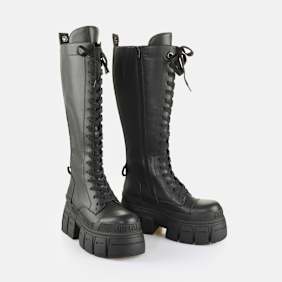 Buffalo Gospher Lace Up HI schwarz