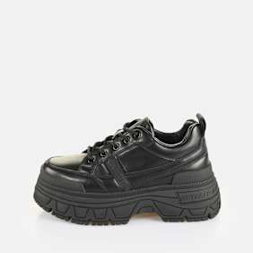 Buffalo Fusion Lace Up Lo black