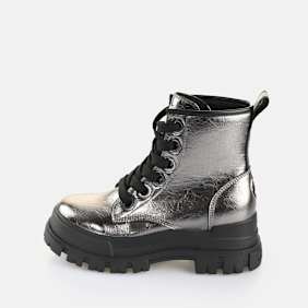 Buffalo Aspha Lace Up HI Warm silber