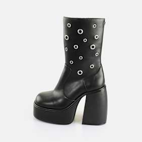 Buffalo Heart Boot Riv schwarz